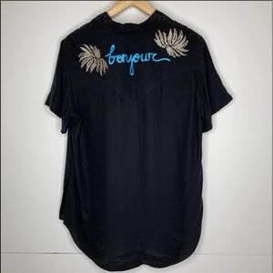 Cinq à Sept Bridget Embroidered Bonjour Top Medium